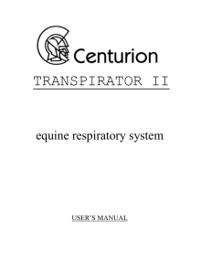 transpirator ii - Centurion Systems