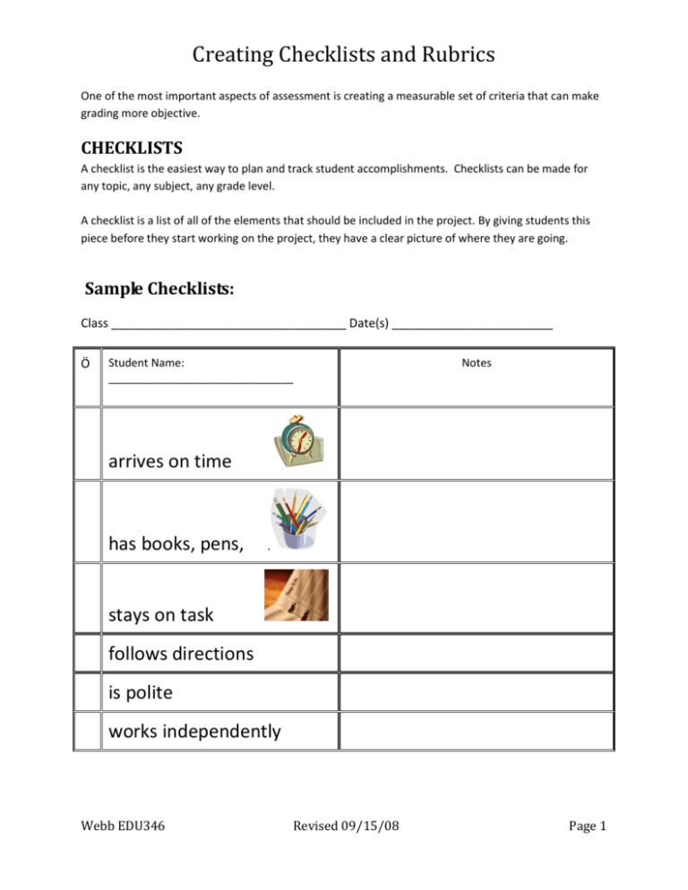 checklist-and-rubrics-k-12