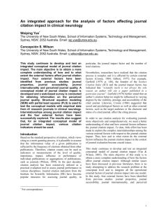 Measuring the citation impact of research journals in