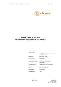 10 Staff Care in Situations of Domestic Violence v2 06101..