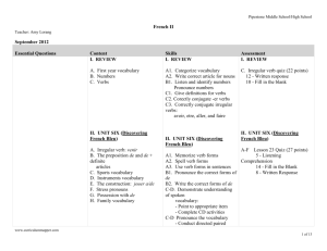 Curriculum Map - Pipestone Area Schools