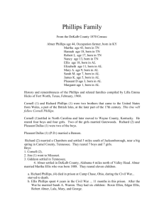 Phillips Family - Warren Family History Home