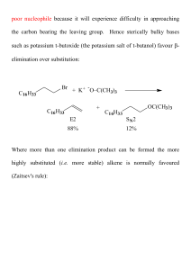 Alkenes 4 - Chemistry