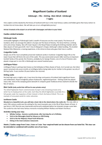 Magnificent Castles of Scotland Edinburgh – Fife – Stirling