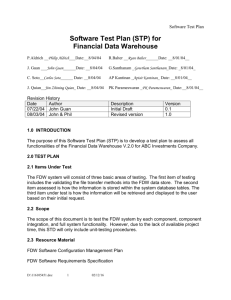 Software Test Plan (STP) Template