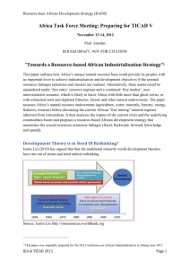 Towards a Resource-based African