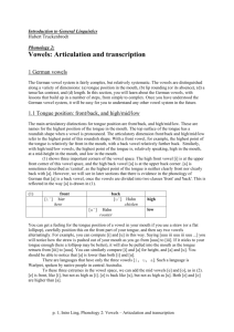 Introduction to Linguistics