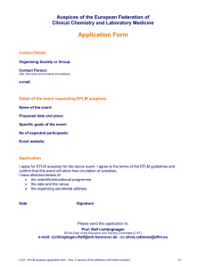 Auspices Application Form - Rev. 3