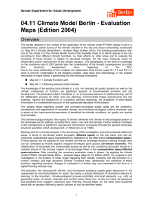 04.11 Climate Model Berlin - Evaluation Maps (Edition 2004)