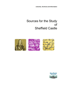 Castle study guide v1-1 - Sheffield City Council