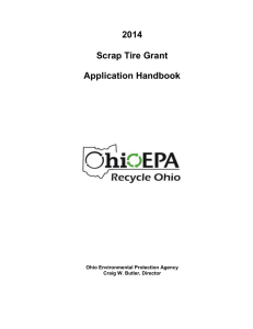 2015 Scrap Tire Grant Application Page 1