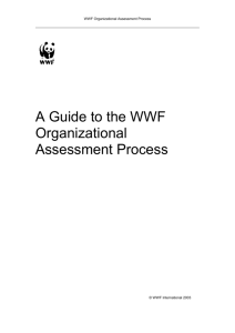 5. The WWF Organizational Assessment Tool