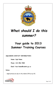 What should I do this summer? Your guide to 2013 Summer Training