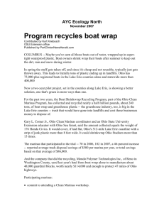 Program Recycles Shrinkwrap