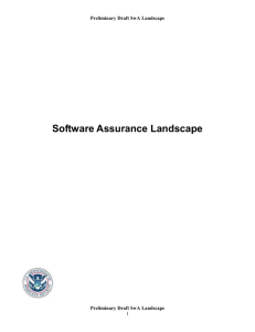 Software Assurance Knowledge Architecture