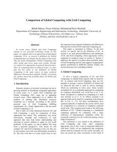 5. Future of Global and Grid Computing