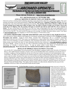 0106aup - San Luis Valley Archaeological Network