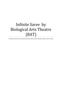 Infinite Saree by Biological Arts Theatre (BAT)