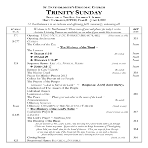 Trinity Sunday - stbartsbemidji.org