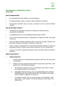 Admin of Medication Policy Jan 15