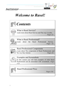 RaselProfessional (English) - ALTARIQ Systems & Projects