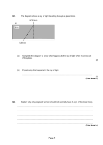 Medical Applications in Physics Questions and Answers