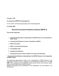 2 Amendments/Clarification to Farmer`s