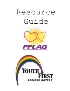 GENERAL RESOURCES FOR GLBT YOUTH - PFLAG