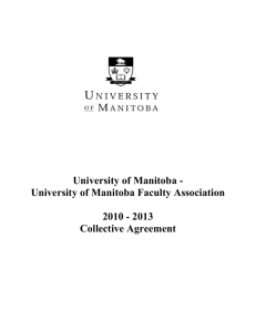 UMFA Collective Agreement