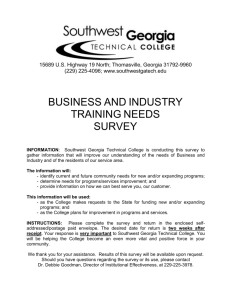 Business & Industry Training Needs Survey