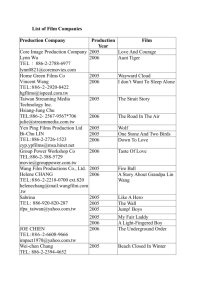 List of Film Companies