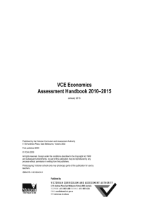 Assessment Handbook 2010-2014 - Victorian Curriculum and