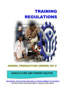tr-animal production (swine) nc ii