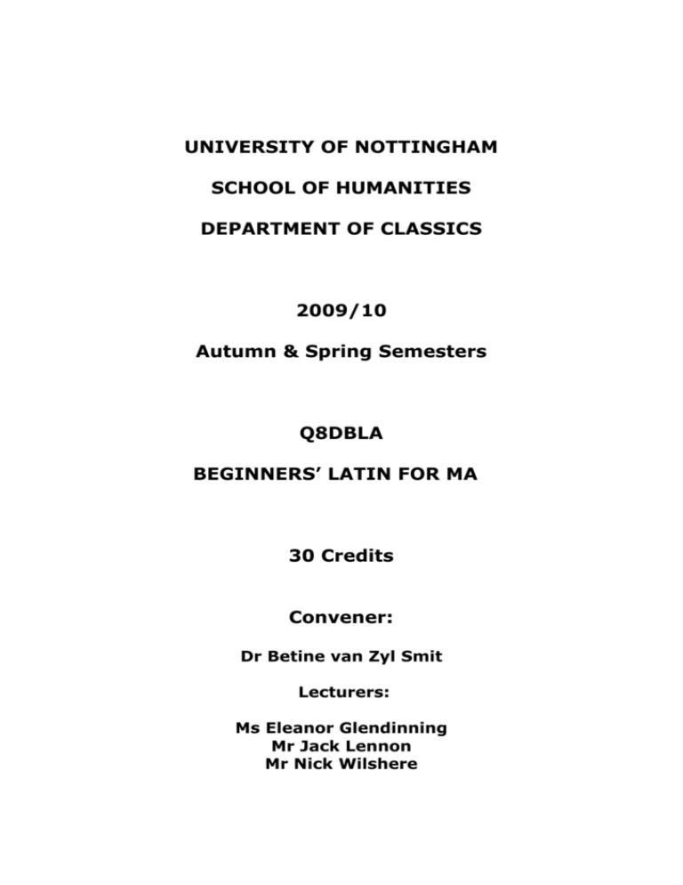 thesis submission university of nottingham