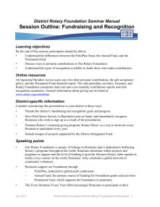 Session 6: Fundraising and Recognition