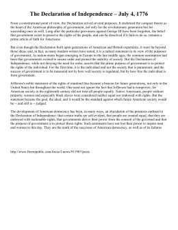 Writing your own declaration of independence ideas image