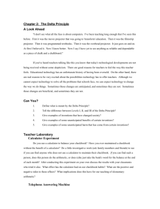 Chapter 2: The Delta Principle