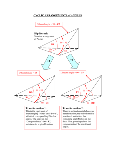 Cyclic Arrangements of Angles