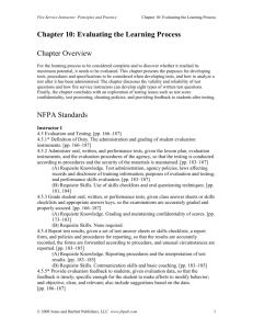 Chapter Overview - Jones & Bartlett Learning