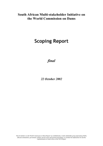 the Scoping Report