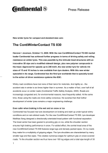 The ContiWinterContact TS 830