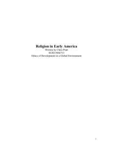 Religion in Early America