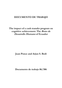 The Impact of Conditional Cash Transfer Programs on