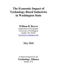The Economic Impact of Technology-Based Industries