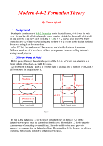 Modern 4-4-2 Formation Theory