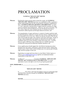 Sample Proclamation - NJ Sharing Network