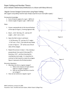 Paper Folding and Number Theory