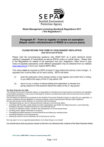 Register a paragraph 47 exemption