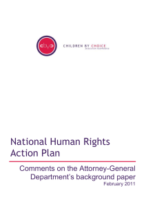 National Human Rights Action Plan - Attorney