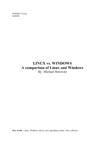 LINUX vs. WINDOWS - Olazo